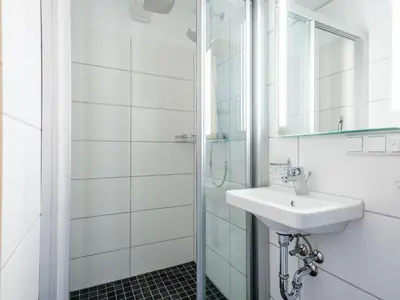 Ein Badezimmer in der Unterkunft Haus Hestia
