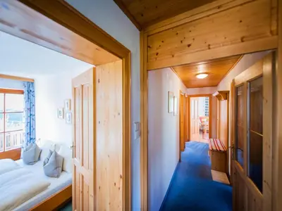 Ein Bett oder Betten in einem Zimmer der Unterkunft Pistenblick Forstau
