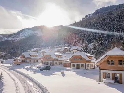 Naturlandschaft in der Nähe des Chalets