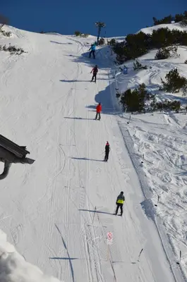Skifahren im Hotel oder in der Nähe
