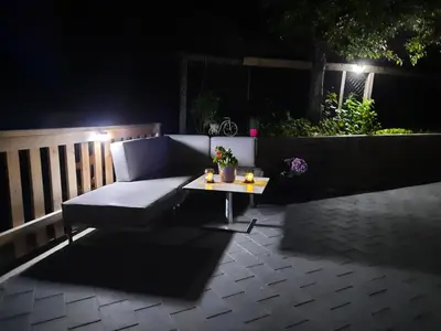 Ein Garten an der Unterkunft Ferienwohnungen Seraphine und Theresia