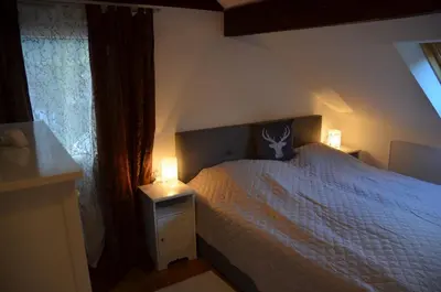 Ein Bett oder Betten in einem Zimmer der Unterkunft Grimming View