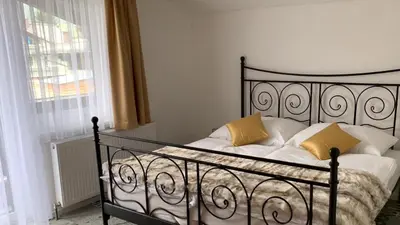 Ein Bett oder Betten in einem Zimmer der Unterkunft Unser Juwel in Altenmarkt nahe Flachau