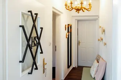 Grundriss der Unterkunft Apartment Aussee- Beletage Salzherrenhof- Küche, WLAN, Netflix
