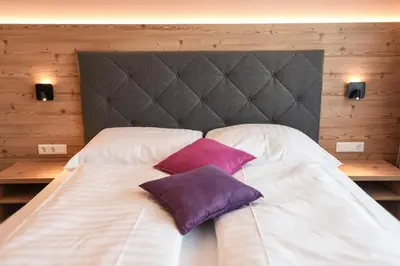 Ein Bett oder Betten in einem Zimmer der Unterkunft Ferienhaus Kraiter