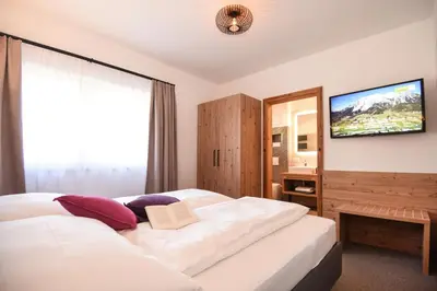 Ein Bett oder Betten in einem Zimmer der Unterkunft Ferienhaus Kraiter