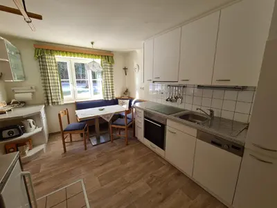 Küche/Küchenzeile in der Unterkunft Ferienhaus Laimerbauer