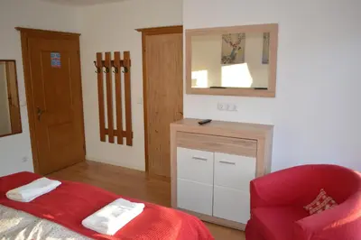 Ein Bett oder Betten in einem Zimmer der Unterkunft Haus Susanne