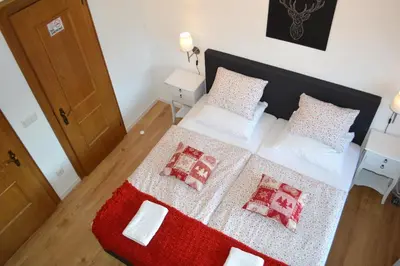 Ein Bett oder Betten in einem Zimmer der Unterkunft Haus Susanne