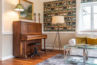 Ein Sitzbereich in der Unterkunft Bergvilla Oberon - Your Austrian Home