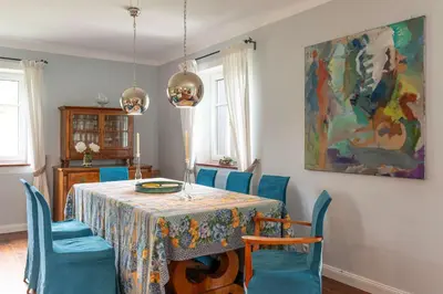 Ein Sitzbereich in der Unterkunft Bergvilla Oberon - Your Austrian Home