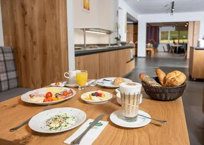 Essen im Hotel oder in der Nähe