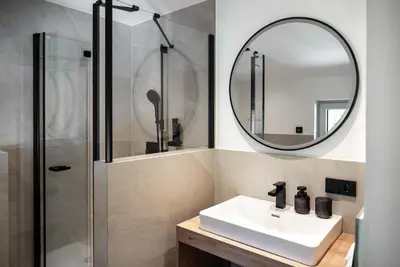 Ein Badezimmer in der Unterkunft Gasthof Schöntal