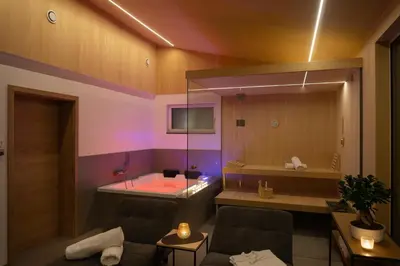 Ein Badezimmer in der Unterkunft Bergzeit Gosau
