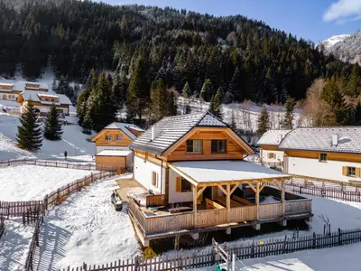 Naturlandschaft in der Nähe des Chalets