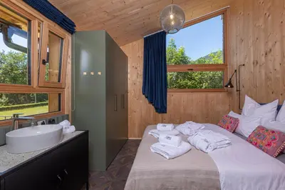 Ein Bett oder Betten in einem Zimmer der Unterkunft Balthasar Volcano Apartments - Adults only