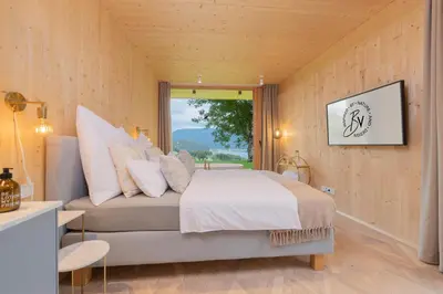Ein Bett oder Betten in einem Zimmer der Unterkunft Balthasar Volcano Apartments - Adults only