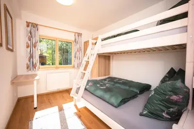 Ein Bett oder Betten in einem Zimmer der Unterkunft Appartement Sonnenheim