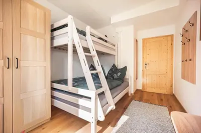 Ein Bett oder Betten in einem Zimmer der Unterkunft Appartement Sonnenheim