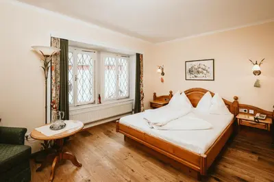 Ein Bett oder Betten in einem Zimmer der Unterkunft Hotel Steffner-Wallner