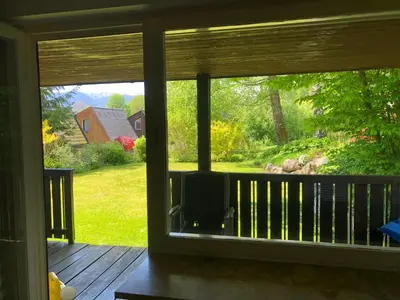 Ein Garten an der Unterkunft Haus Max