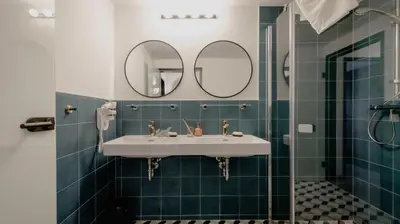 Ein Badezimmer in der Unterkunft Bett & Berg Bad Ischl, Self Check-In