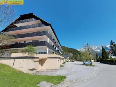 Das Gebäude in dem sich die Ferienwohnung befindet