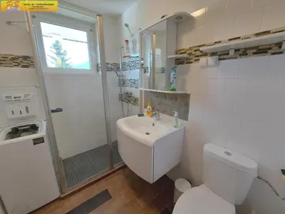 Ein Badezimmer in der Unterkunft Apartment Alpenrock