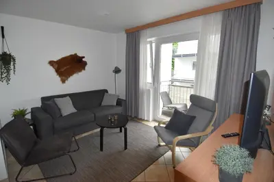 Ein Sitzbereich in der Unterkunft Yako Apartment - Wagrain Center