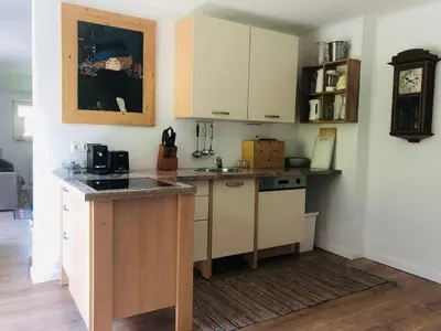 Küche/Küchenzeile in der Unterkunft Ferienwohnung Attersee-Mondsee