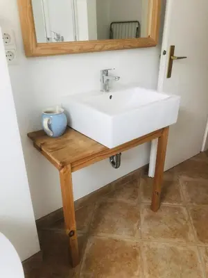 Ein Badezimmer in der Unterkunft Ferienwohnung Attersee-Mondsee