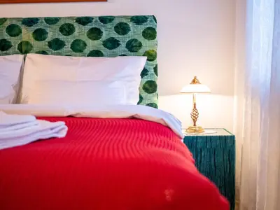 Ein Bett oder Betten in einem Zimmer der Unterkunft Katzerhaus Ebensee