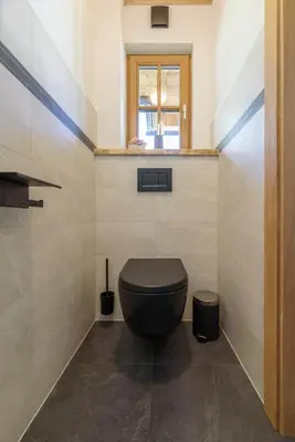 Ein Badezimmer in der Unterkunft Chalet Seeklause