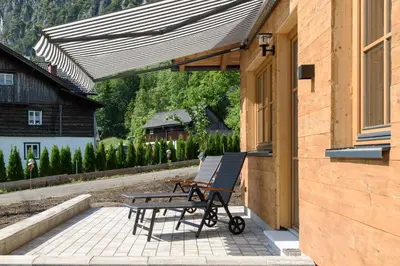 Das Gebäude in dem sich das Chalet befindet