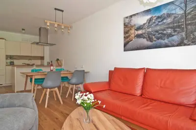 Küche/Küchenzeile in der Unterkunft Appartement Grimminggarten