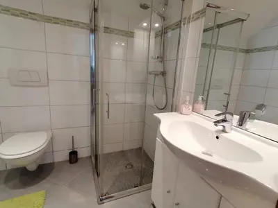 Ein Badezimmer in der Unterkunft Apartment Bauer