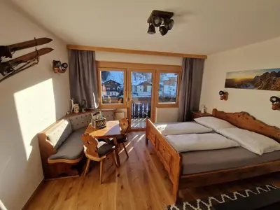 Ein Bett oder Betten in einem Zimmer der Unterkunft Bergidyll Ramsau Top7