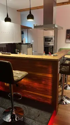 Küche/Küchenzeile in der Unterkunft Romantikapartment mit Sommercard Schladming Dachstein