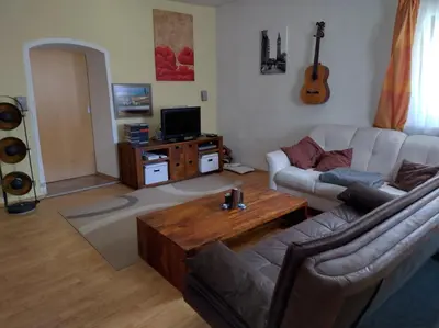 TV/Unterhaltungsangebot in der Unterkunft Villa Mountain View with waterbed