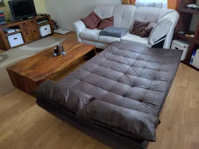 Ein Sitzbereich in der Unterkunft Villa Mountain View with waterbed