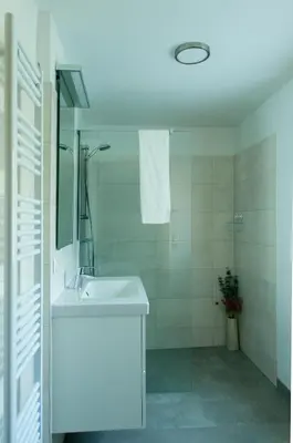 Ein Badezimmer in der Unterkunft Ferienwohnung Stefanie