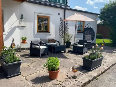 Ein Garten an der Unterkunft Siglavy Flachau