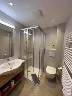 Ein Badezimmer in der Unterkunft Appartementhaus Resch