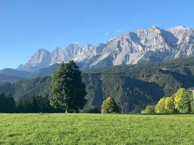 Naturlandschaft in der Nähe des Privatzimmers