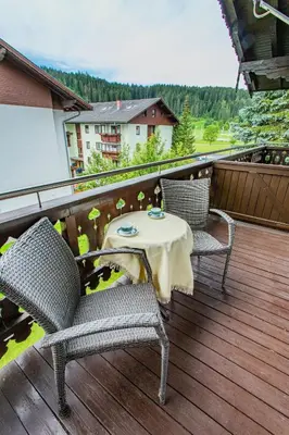Ein Balkon oder eine Terrasse in der Unterkunft Soldanella 3 by Alpenidyll Apartments