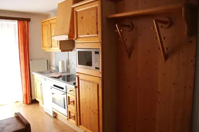 Küche/Küchenzeile in der Unterkunft Appartement Gleiminger