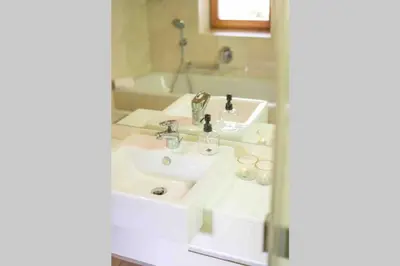 Ein Badezimmer in der Unterkunft Haus Katschberg