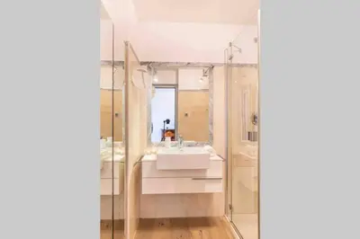 Ein Badezimmer in der Unterkunft Haus Katschberg