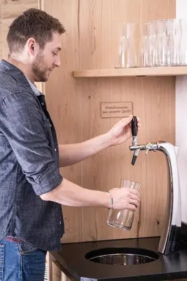 Getränke in der Unterkunft Ferienhotel Gut Enghagen