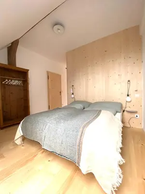 Ein Bett oder Betten in einem Zimmer der Unterkunft Mitterattweng-Florian und Monika Clodi